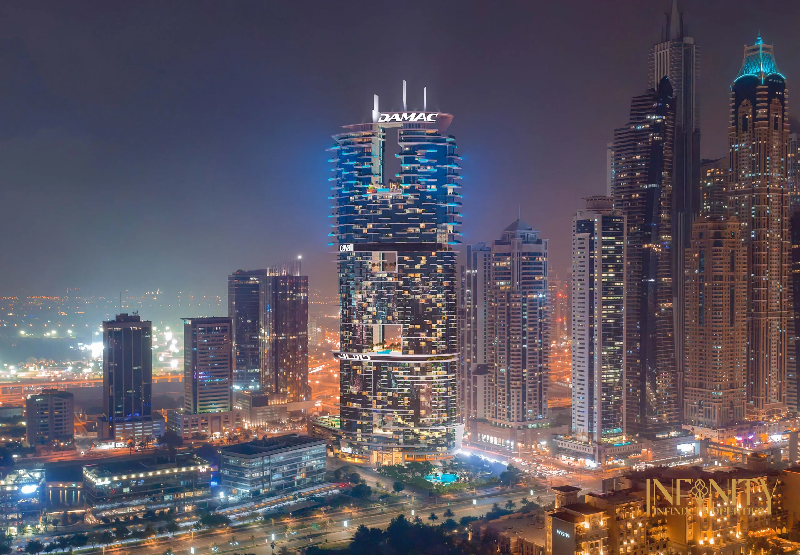 Cavalli Tower in Dubai Marina by Damac Properties