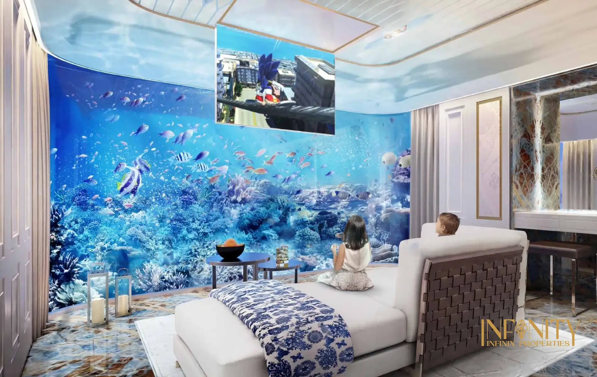 Floating Seahorse at The Heart of Europe by Kleindienst Group