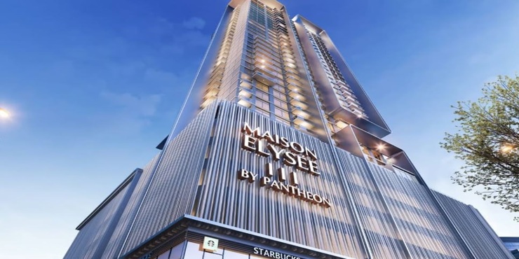 Full-Floor Apartment in Maison Elysee 3, JVC