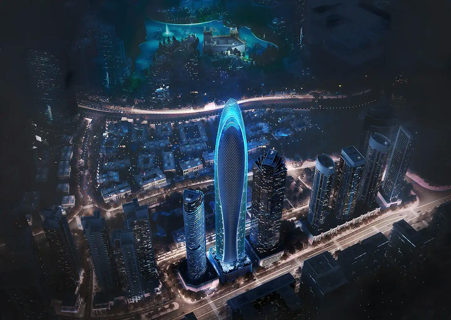 Mercedes Benz Places by Binghatti at Downtown