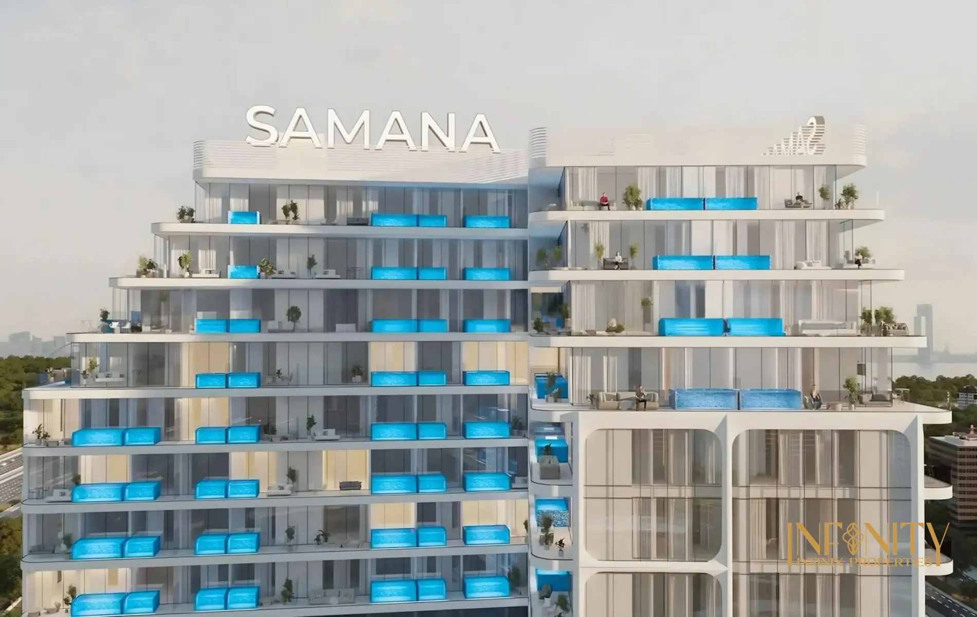 Samana Lake Views 2 at Dubai Production City By Samana Developers