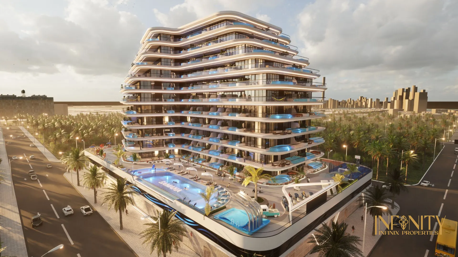 Samana Portofino at Dubai Production City