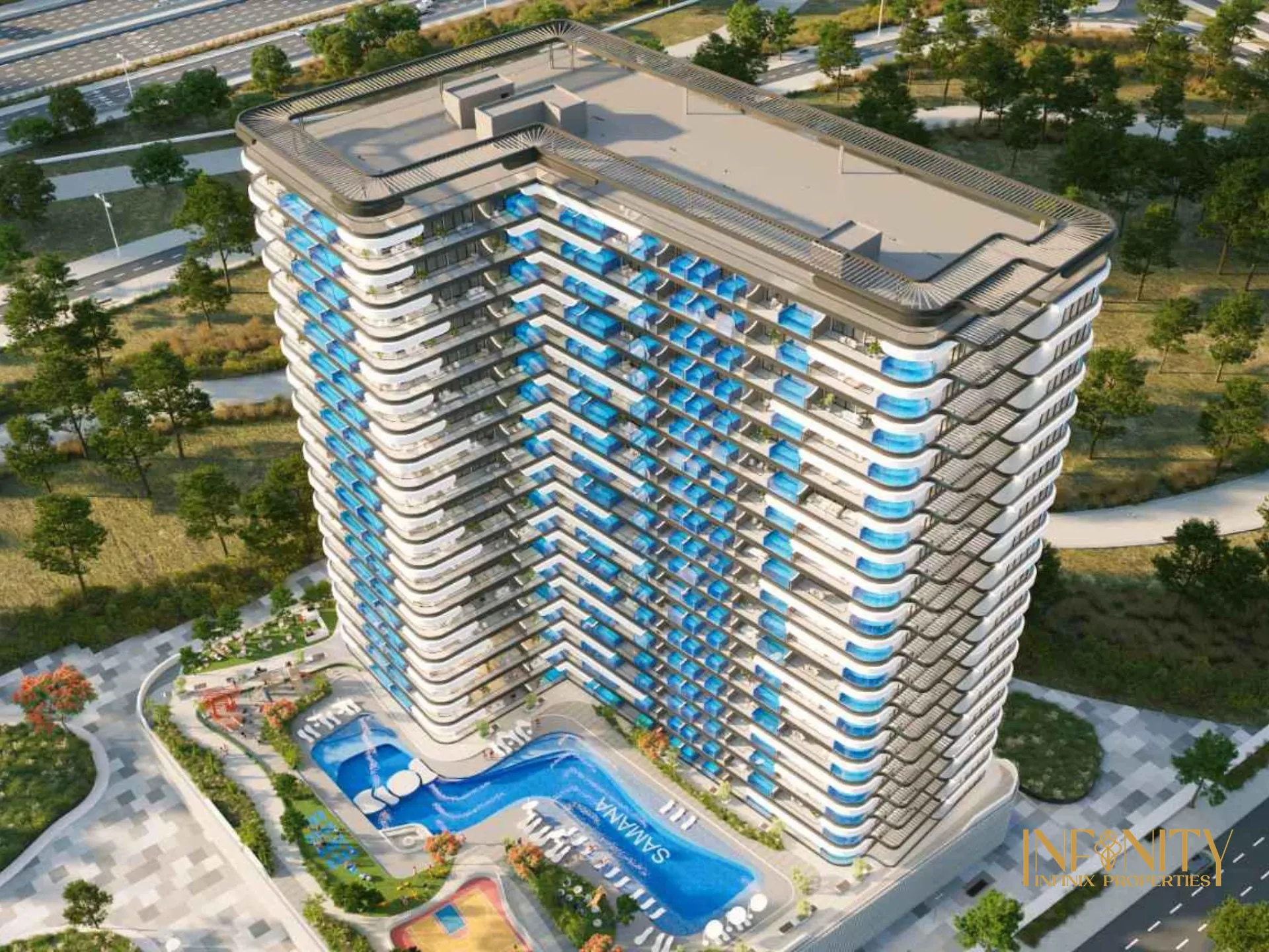 Samana Resorts 2 at Dubai Production City